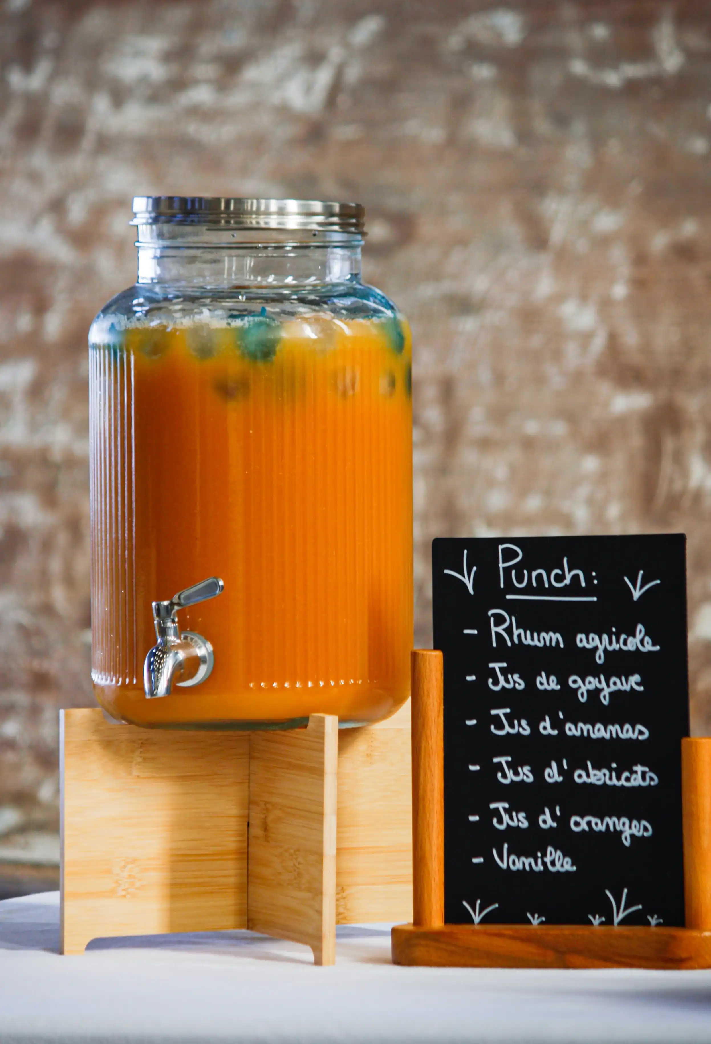 Nos services de cocktails, en voici notre punch